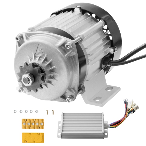 VEVOR  500W Electric Brushless Dc Motor Kit - 48V 2700Rpm Motor With Upgraded Speed Controller for Go Karts E-Bike Motorcycle Scooter