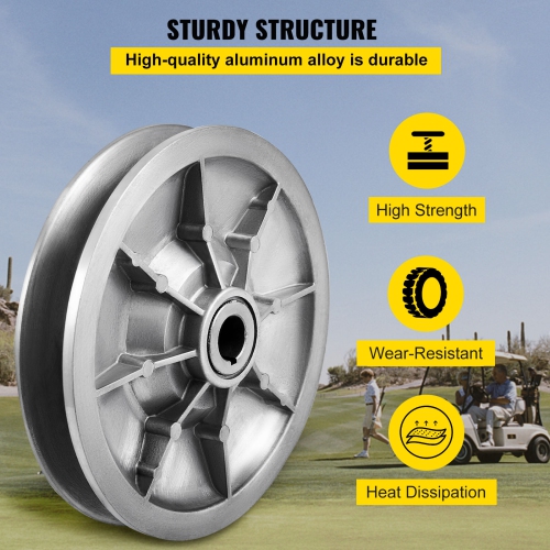 VEVOR Golf Cart High Torque Driven Clutch for Club Car DS & Precedent 1997 to Up Club Car 4-Cycle Gas Golf Cart Model