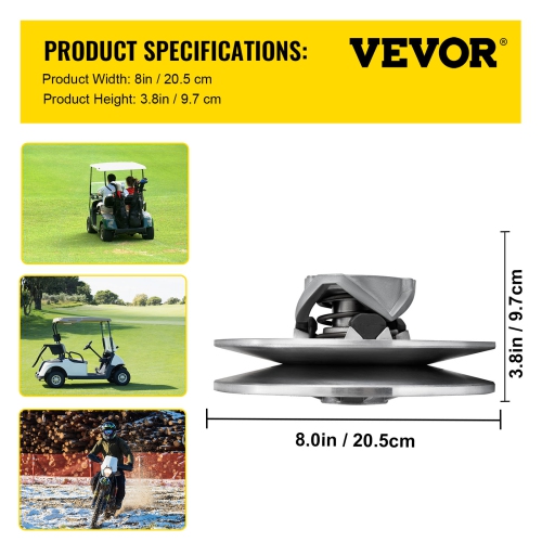 VEVOR Golf Cart High Torque Driven Clutch for Club Car DS & Precedent 1997 to Up Club Car 4-Cycle Gas Golf Cart Model
