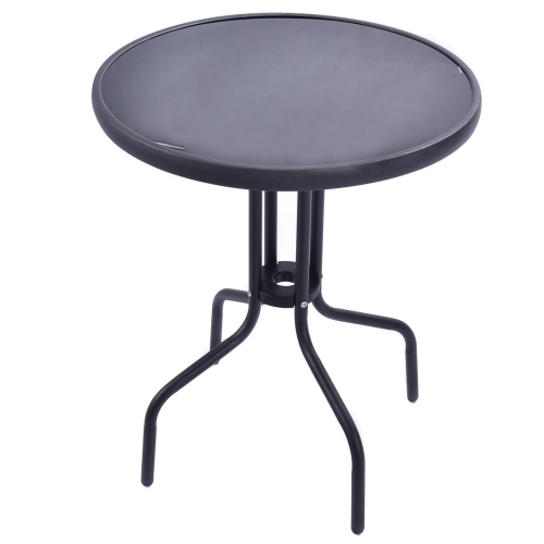 Gymax Outdoor Patio Furniture 3PCS Garden Backyard Folding Bistro Set