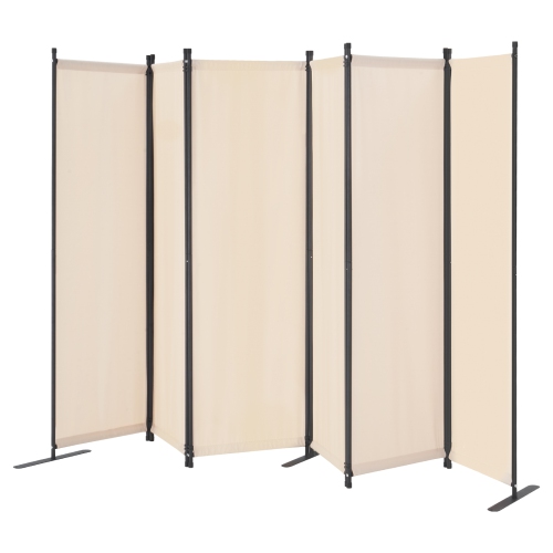 VEVOR 6 Panels Room Divider, Room Divider, Folding Privacy Screen and Portable Partition Divider for Room Separation, Freestanding Room Partitions