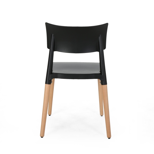 Fantasylab Plastic Dining Chair Set of 2