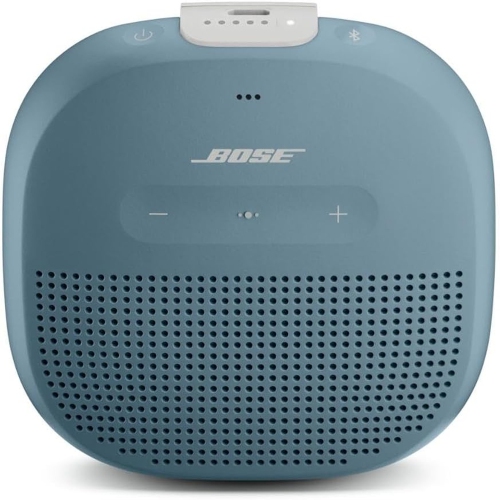 Haut-parleur Bluetooth SoundLink Micro de Bose&nbsp;: Petit haut-parleur portatif étanche avec microphone, bleu pierre