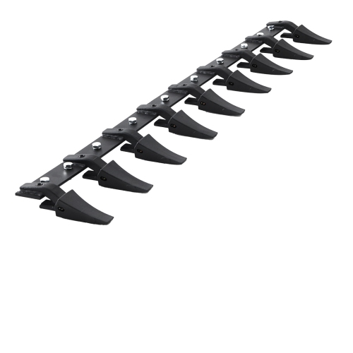 VEVOR 72'' Bucket Tooth Bar, Heavy Duty Tractor Bucket 9 Teeth Bar for Loader Tractor Skidsteer, 4560 lbs Load-Bearing Capacity Bolt On Design, for