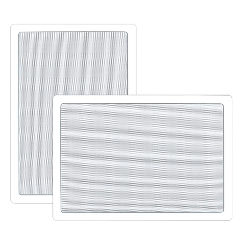 Pyle Home PDIW65 200-Watt, In-Wall/In-Ceiling 6.5-inch Stereo Speakers, 2-Way, Flush Mount, White Pair