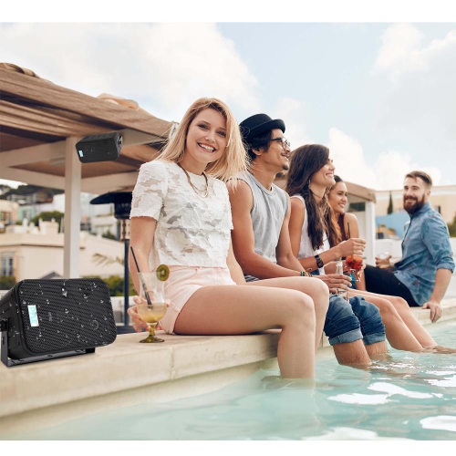 Pyle PDWR50B 500W 6.5 Indoor/Outdoor Waterproof Speakers - Black - Pair - PDWR50B