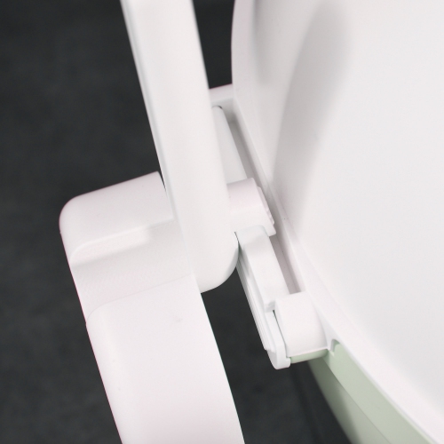 PawHut Cat Litter Box with Lid, Enclosed Kitty Litter Box with Scoop, Leaking Sand Pedal, Top Handle, Light Green