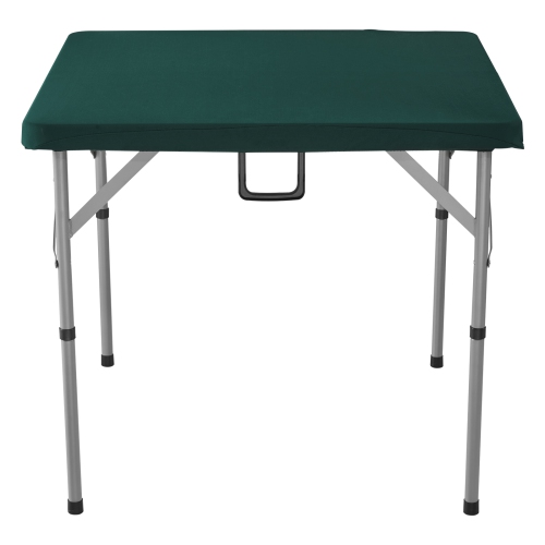 Table Mahjong de 34 x 34&nbsp;po de VEVOR, table de 4 cartes de joueur pliable avec surface verte résistante à l'usure, table de dominos carrée