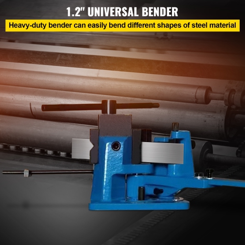 VEVOR UB-100 Metal Bender,Universal Metal Rebar Bender High-hardened Steel Material ,Heavy-Duty Metal Rod Bender Hot and Cold With Detachable Bending