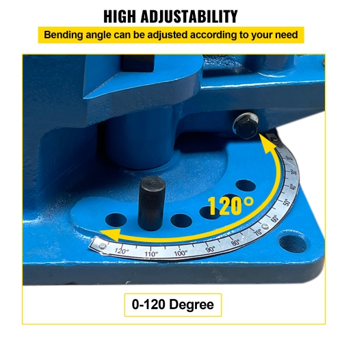 VEVOR UB-100 Metal Bender,Universal Metal Rebar Bender High-hardened Steel Material ,Heavy-Duty Metal Rod Bender Hot and Cold With Detachable Bending