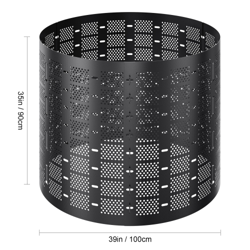 VEVOR 220 Gallon Compost Bin , Outdoor Expandable Composter, Easy to Setup & Large Capacity Composting Bin, Fast Creation of Fertile Soil