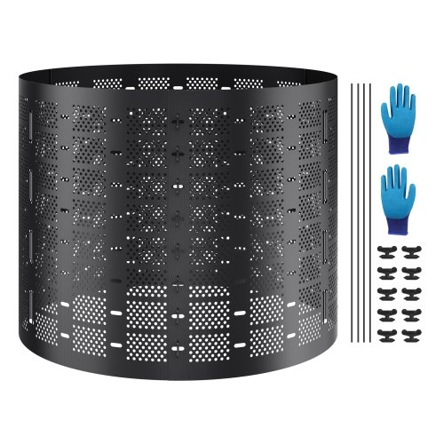 VEVOR 220 Gallon Compost Bin , Outdoor Expandable Composter, Easy to Setup & Large Capacity Composting Bin, Fast Creation of Fertile Soil