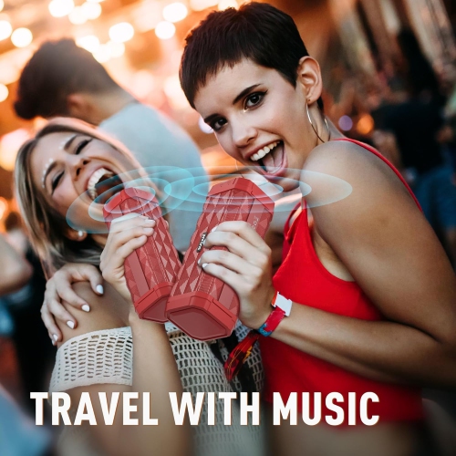 BUGANI M99 Bluetooth Speaker, BUGANI Wireless Portable Speaker Stereo Sound, IPX5 Speaker, Built-in Microphone