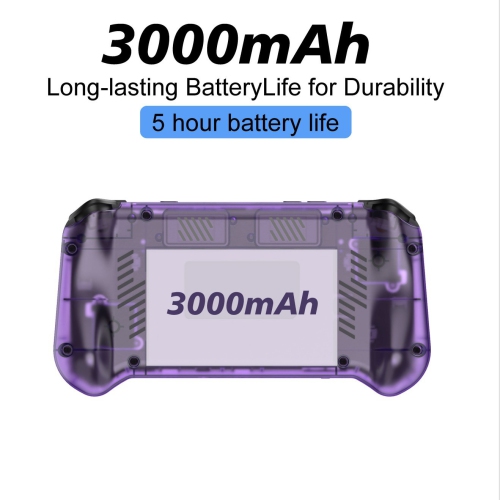 HG3508 handheld game console open source handheld HD large screen portable game console nostalgic retro 30000 + classic retro games - red 128GB