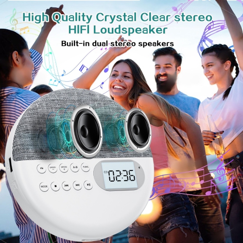 CD player Bluetooth speaker prenatal education machine student repeater English learning machine, TF card, USB, dual speakers, Bluetooth receiver and