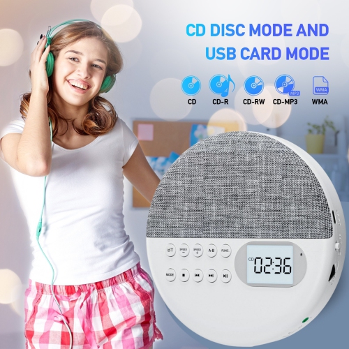 CD player Bluetooth speaker prenatal education machine student repeater English learning machine, TF card, USB, dual speakers, Bluetooth receiver and