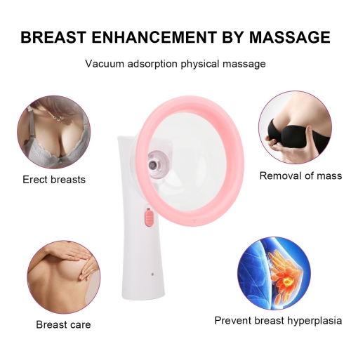 Electric female breast beauty instrument household breast massager breast beauty treasure negative pressure massage instrument - double cup large +
