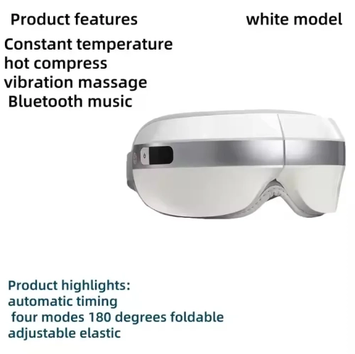 Eye protector, eye massager, heating airbag, folding eye protector, eye soothing smart massage eye mask - E6, hot compress + vibration + airbag +