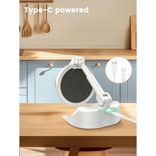 Hotte de cuisine pliable, mini hotte de cuisinière portative, purificateur de fumée intérieur à chargement USB, idéal pour la cuisine, le restaurant,