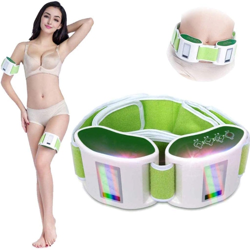 Lazy Fat-Reducing Machine Heated Massage Belt & Body Slimming Device for Belly Arm and Waist Massager