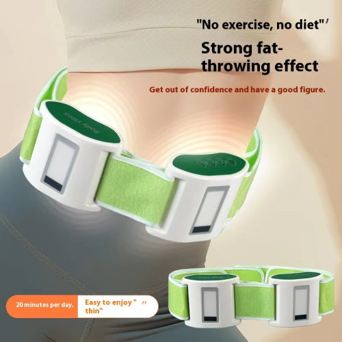 Lazy Fat-Reducing Machine Heated Massage Belt & Body Slimming Device for Belly Arm and Waist Massager