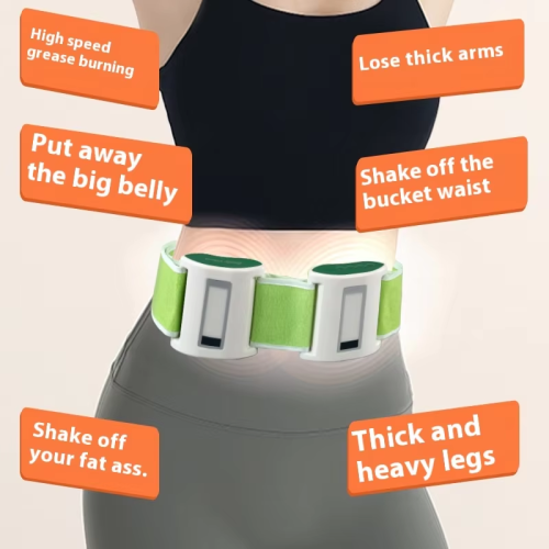Lazy Fat-Reducing Machine Heated Massage Belt & Body Slimming Device for Belly Arm and Waist Massager