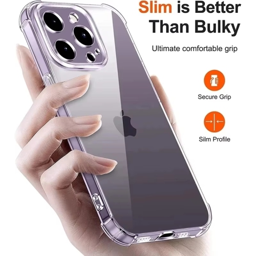 Étui antichoc souple transparent Luxury Noble pour iPhone 16 Plus - Transparent