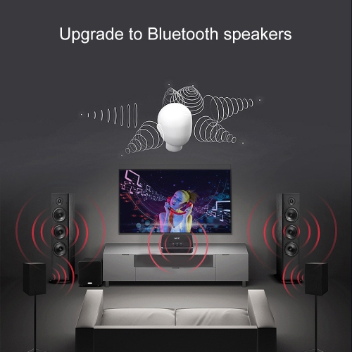 BT200 Bluetooth Receiver 5.0 Bluetooth Adapter 3.5mm Speaker to Wireless Bluetooth Audio Receiver NFC Plug and Play