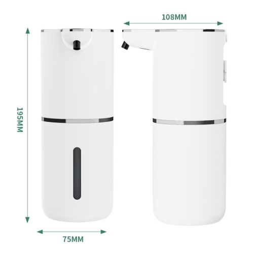 Soap dispenser hand soap automatic foam spray volume 4-level adjustment 400 ml wall-mounted non-contact automatic dispenser IPX5 waterproof