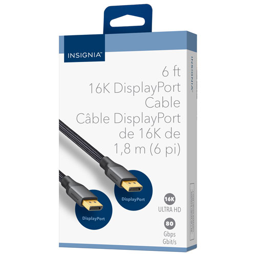 Câble DisplayPort de 1,8 m d'Insignia (NS-PCDPDP626-C) - Exclusivité Best Buy