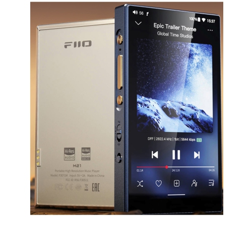 FiiO M21 Portable High Resolution Music Player-Titanium Gold