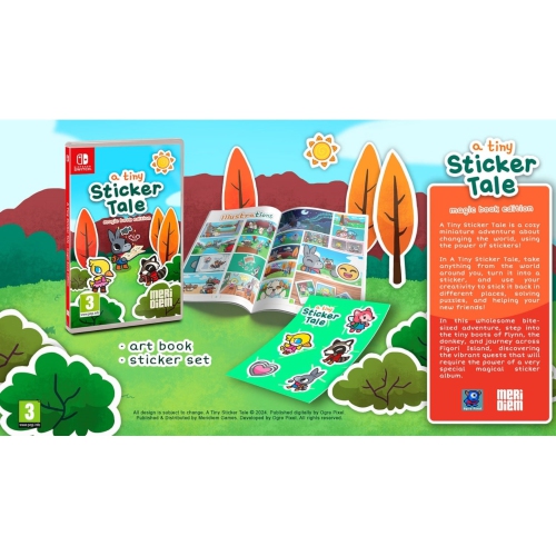 MERIDIEM GAMES  A Tiny Sticker Tale - Magic Book Edition [Nintendo Switch]
