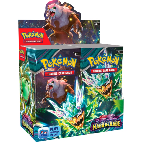 Pokemon TCG: Scarlet & Violet - Twilight Masquerade Booster Box - 36 Packs