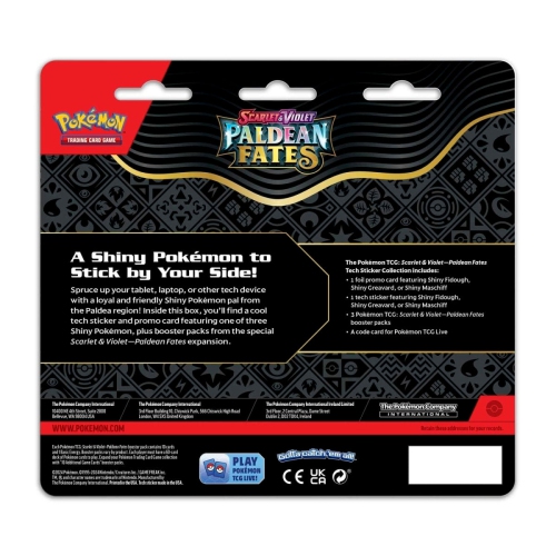 Pokemon TCG: Scarlet & Violet Paldean Fates - Tech Sticker Collection - Fidough