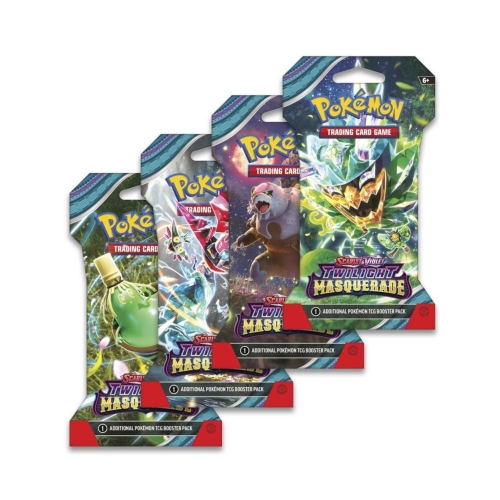 POKEMON  Tcg: Scarlet & Violet - Twilight Masquerade Sleeved Booster Pack Best Buy for Pokémon cards!