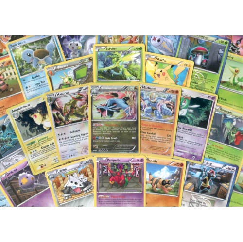 Bulk Pokemon TCG Cards: 100 Card Lot + 7 Bonus Free Foil Cards