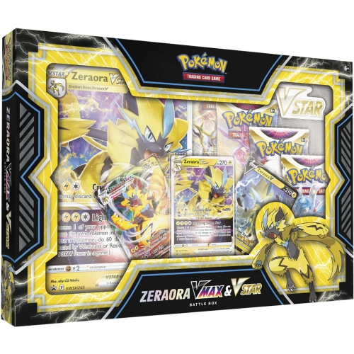 Pokemon TCG: Zeraora VMAX & VSTAR Battle Box