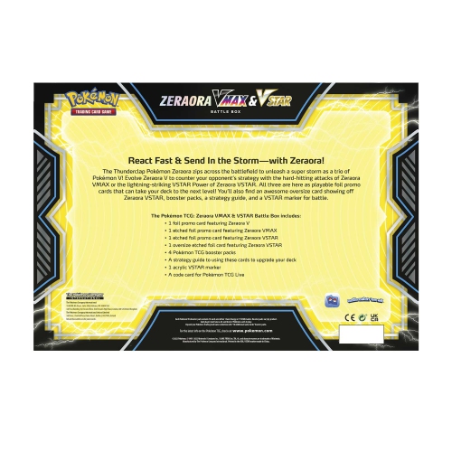 Pokemon TCG: Zeraora VMAX & VSTAR Battle Box