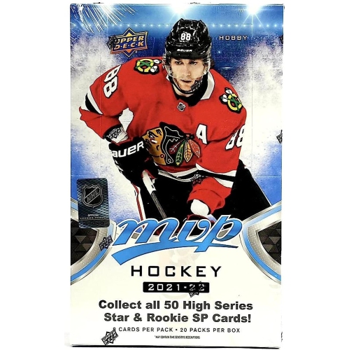 2021-22 Upper Deck MVP Hockey Hobby Box - 20 Packs