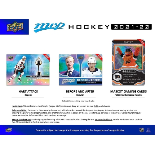 2021-22 Upper Deck MVP Hockey Hobby Box - 20 Packs