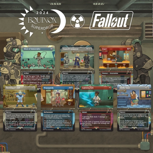 Jeu de société Magic the Gathering: Secret Lair x Fallout: S.P.E.C.I.A.L.