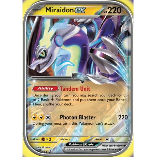 JCC Pokémon&nbsp;: Boîte métallique Paldea Legends - Miraidon Ex