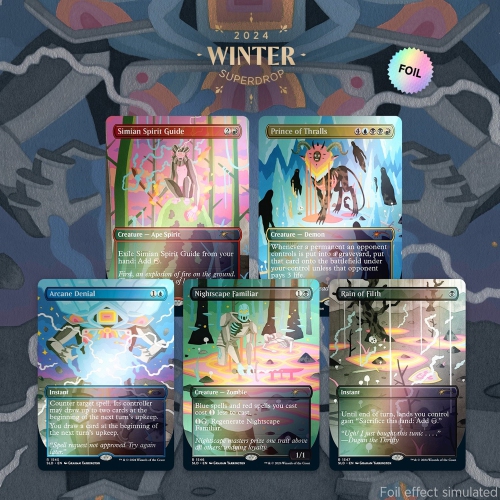 WIZARDS OF THE COAST  Magic The Gathering: Secret Lair Prismatic Nightmares - Foil