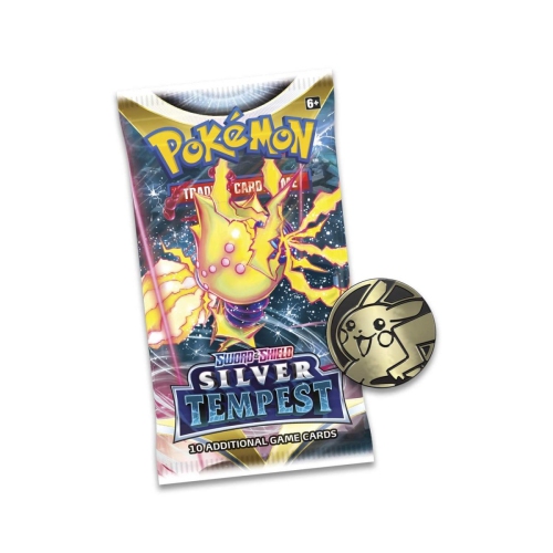 Pokemon TCG: Sword & Shield - Silver Tempest 3 Booster Packs, Coin & Togetic Promo Card