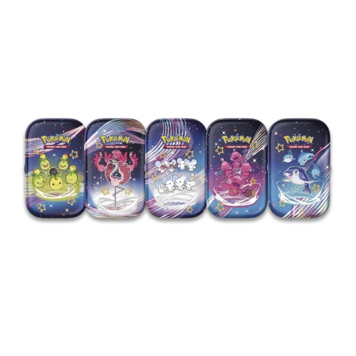 Pokemon TCG: Scarlet & Violet Paldean Fates Mini Tin Full Display Box - 10 Tins