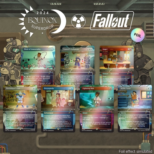 WIZARDS OF THE COAST  Magic The Gathering: Secret Lair X Fallout: S.p.e.c.i.a.l. - Rainbow Foil In Multicolor