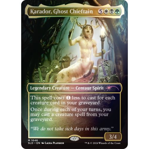 Jeu de société Magic the Gathering: Dioramas diabolicaux Secret Lair - Rainbow Foil