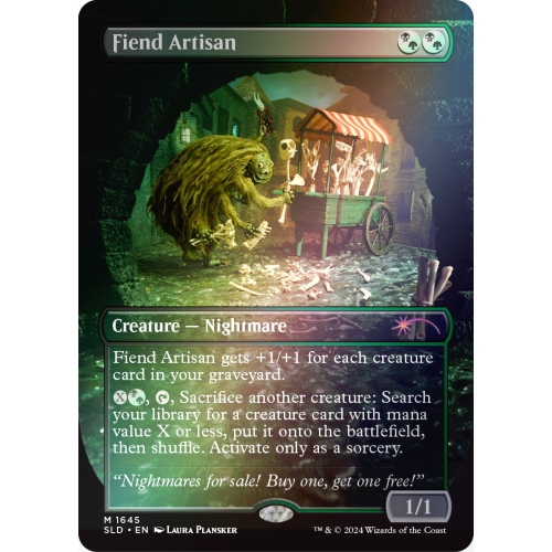 Jeu de société Magic the Gathering: Dioramas diabolicaux Secret Lair - Rainbow Foil