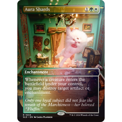 Jeu de société Magic the Gathering: Dioramas diabolicaux Secret Lair - Rainbow Foil