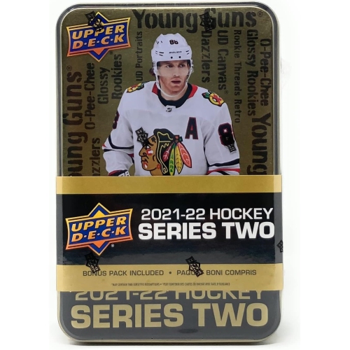 2021-22 Upper Deck Series 2 Hockey Cards Tin